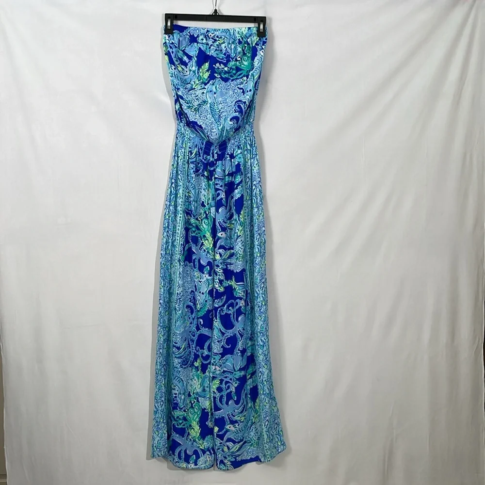 NWT Lilly Pulitzer Pim Jumpsuit Sea Sirens Size XS EUC - Picture 5 of 14